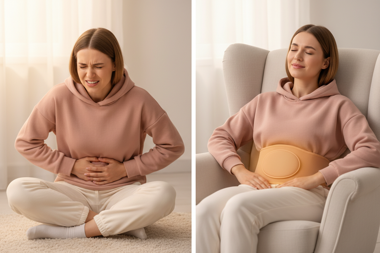 Velnora Menstrual Heat Belt — Fast Period Pain Relief
